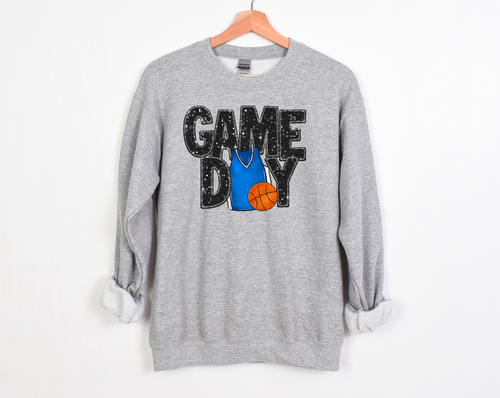 Game Day Faux Glitter Jersey DTF Print