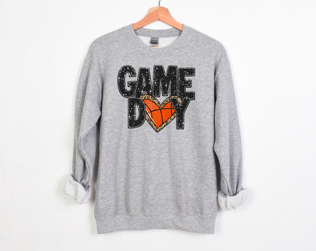 Game Day Faux Glitter DTF Print