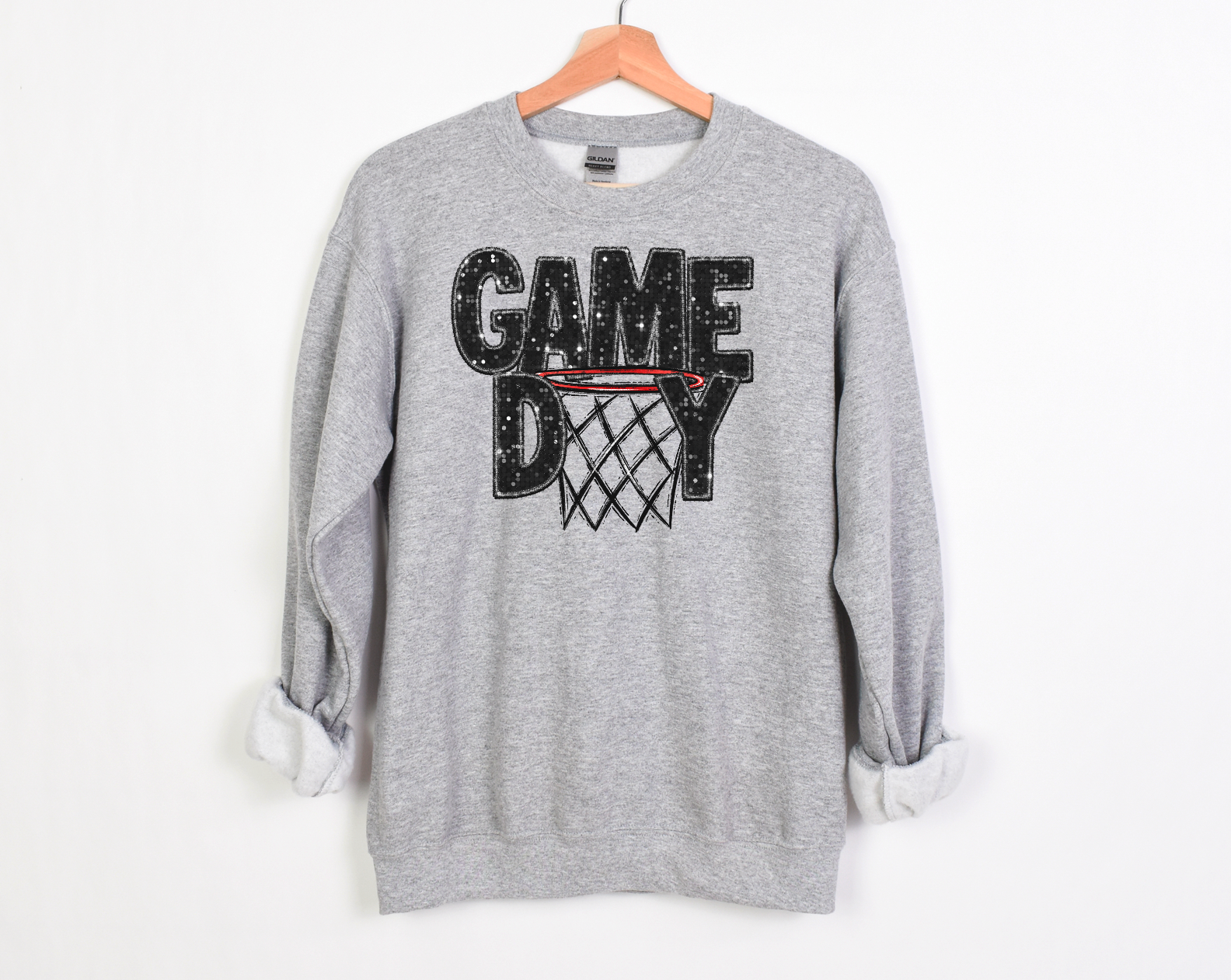 Game Day Faux Glitter DTF Print