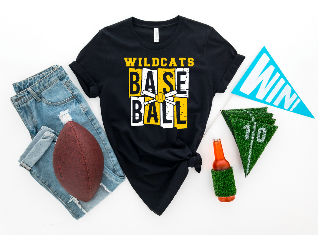 Wildcats Baseball DTF Print