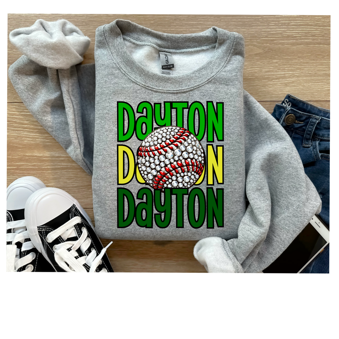 Dayton Baseball DTF Print