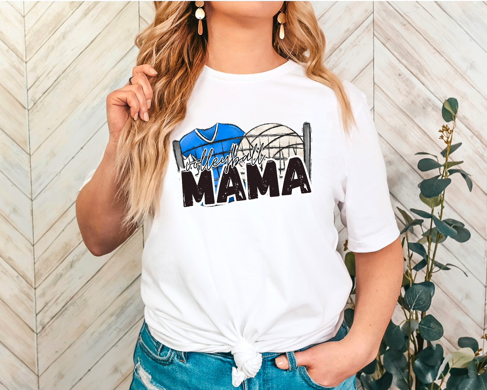 Volleyball Mama Jersey DTF Print