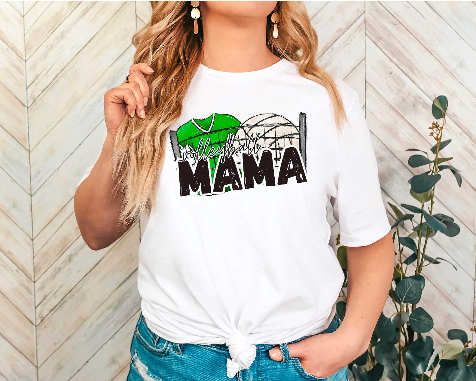 Volleyball Mama Jersey DTF Print