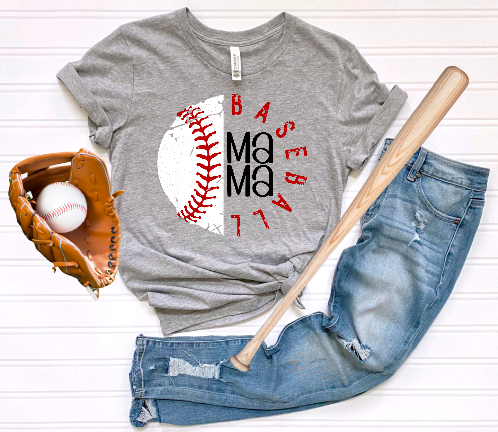 Baseball Mama DTF Print