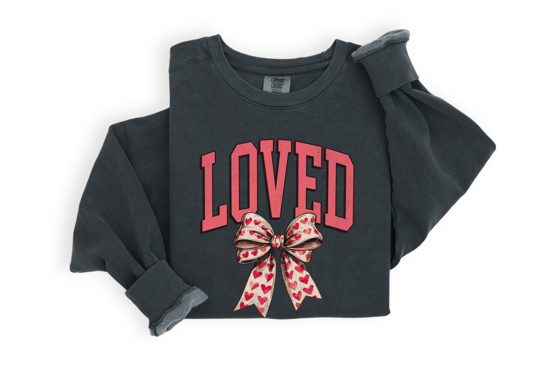 Loved Bow DTF Print