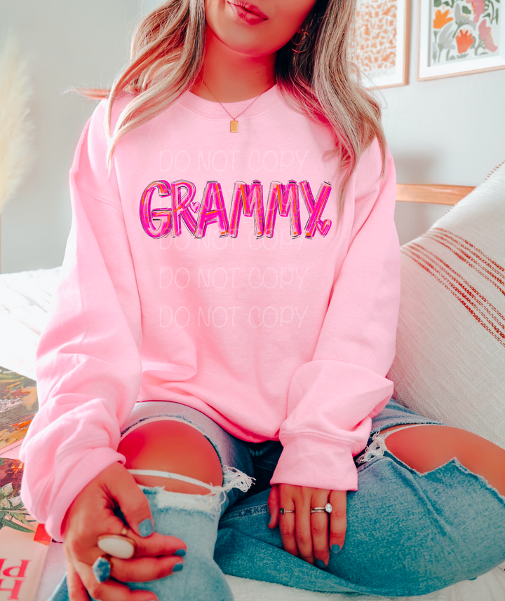 Pretty In Pink Names DTF Print