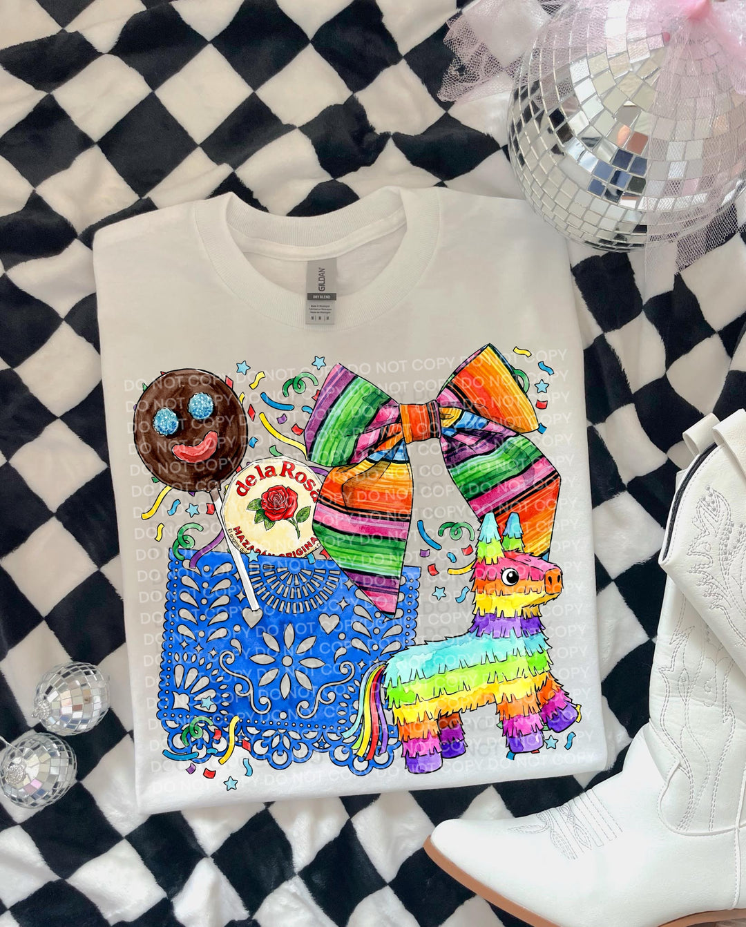 Fiesta Candy Collage DTF Print