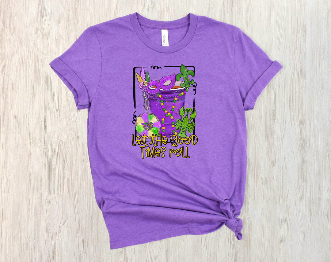 Mardi Gras Solo Cup DTF Print