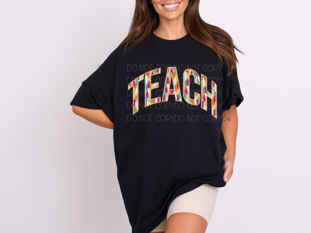 Bright Brush Words DTF Print