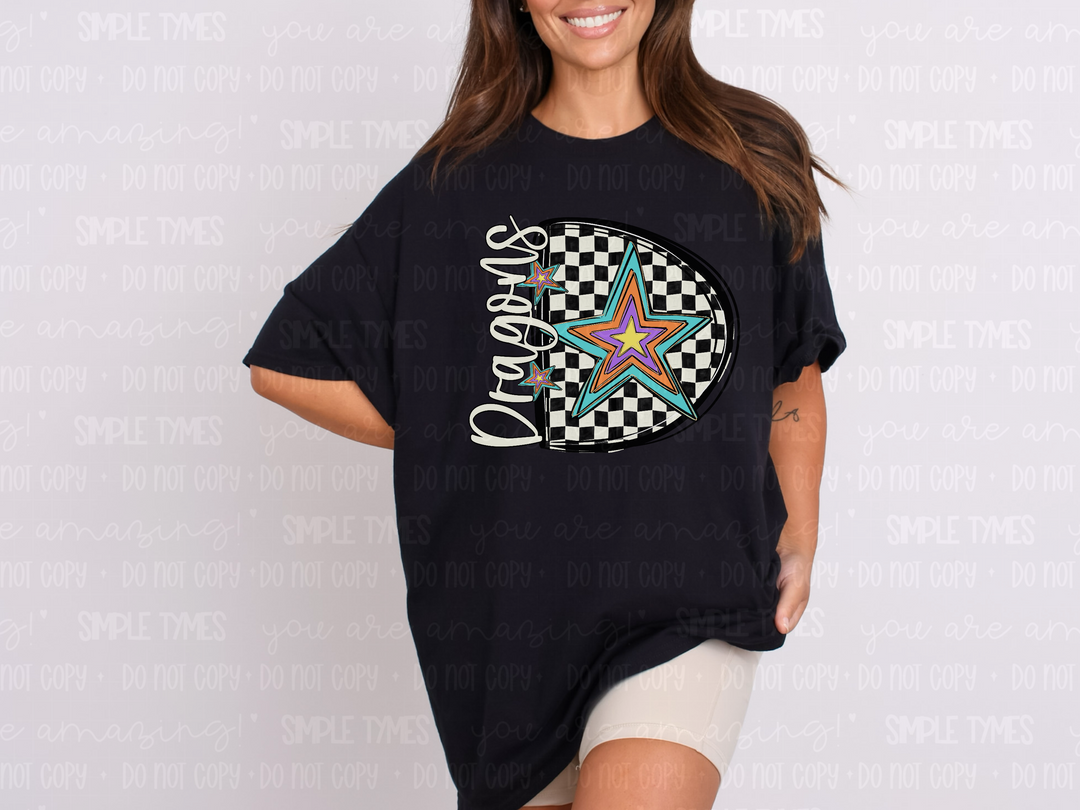 Pop Star Mascots Youth DTF Print