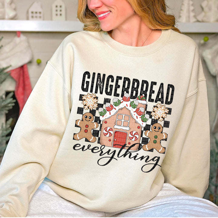 Gingerbread Everything DTF Print