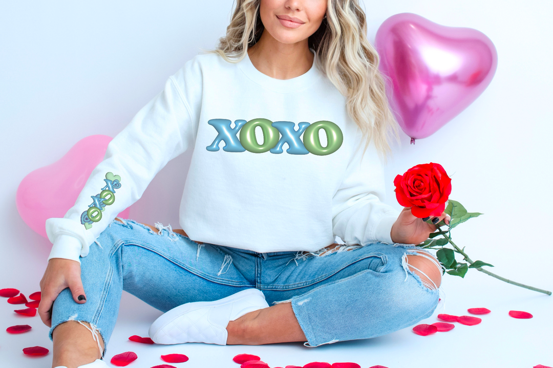 XOXO Faux 3D SLEEVE DTF Print