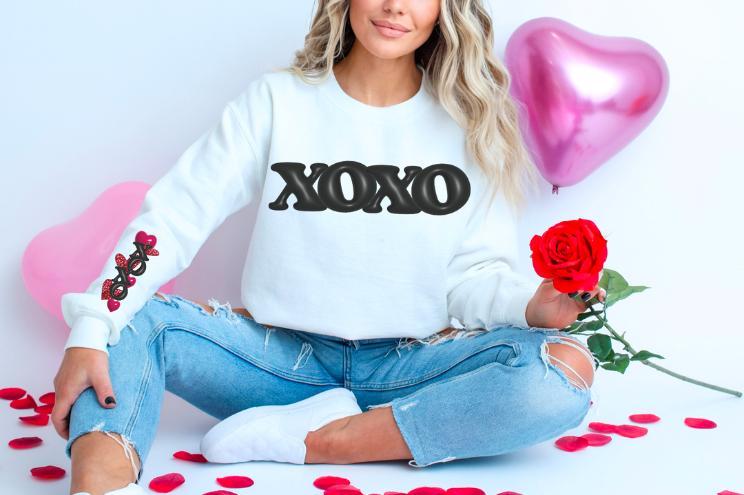 XOXO Faux 3D FRONT DTF Print