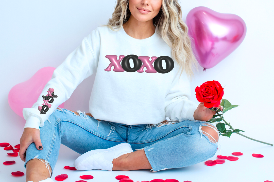 XOXO Faux 3D SLEEVE DTF Print