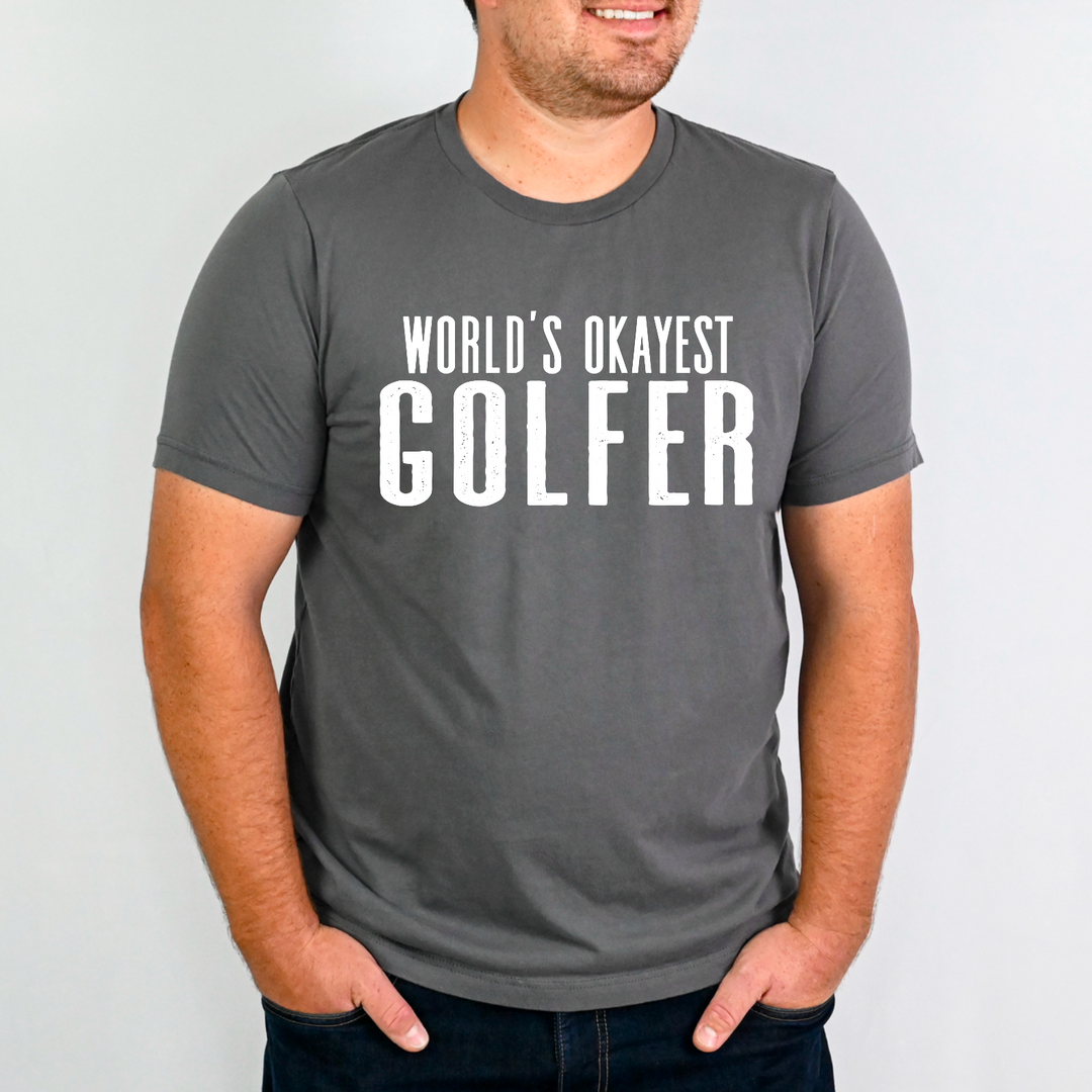 World's Okayest Golfer DTF Print