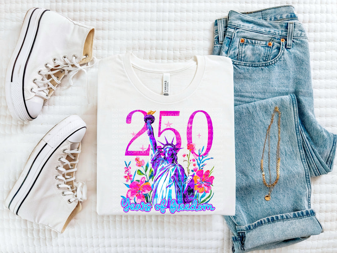 250 Years Of Freedom DTF Print