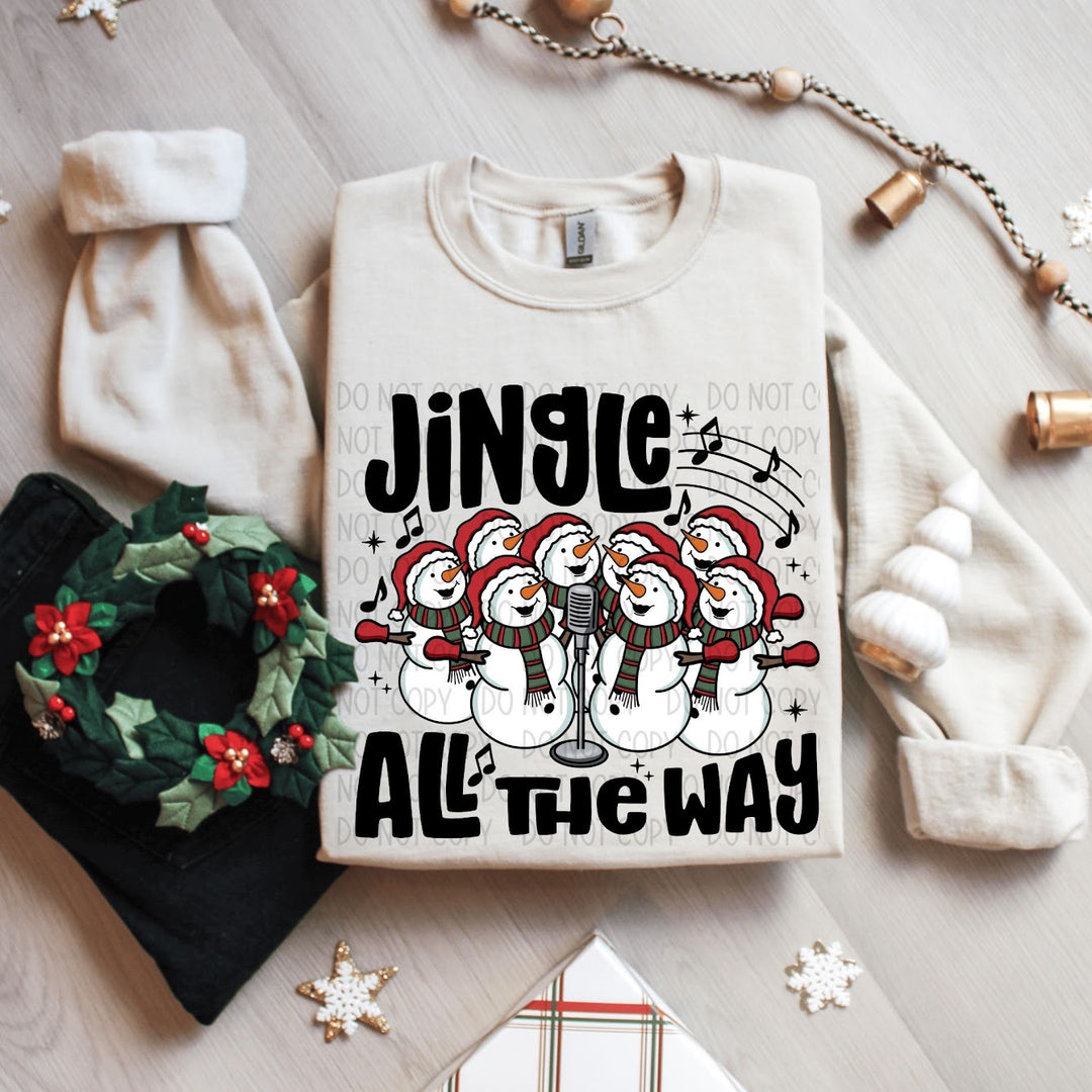 Jingle All The Way DTF Print