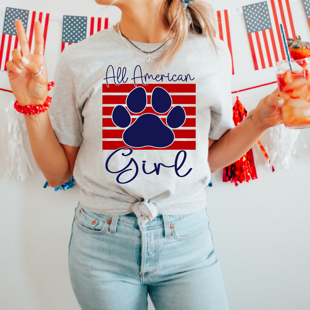 All American Girl DTF Print