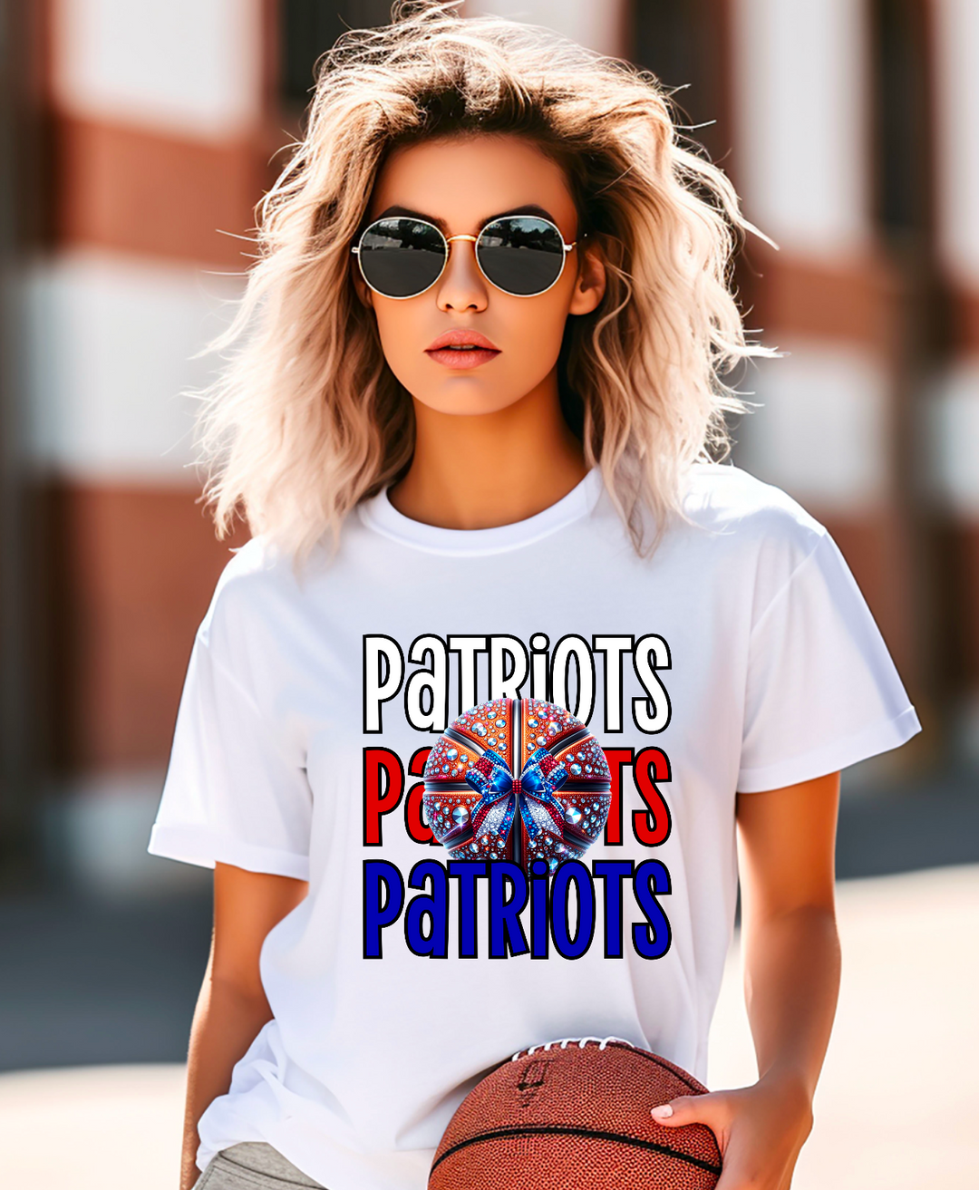 Patriots Basketball DTF Print