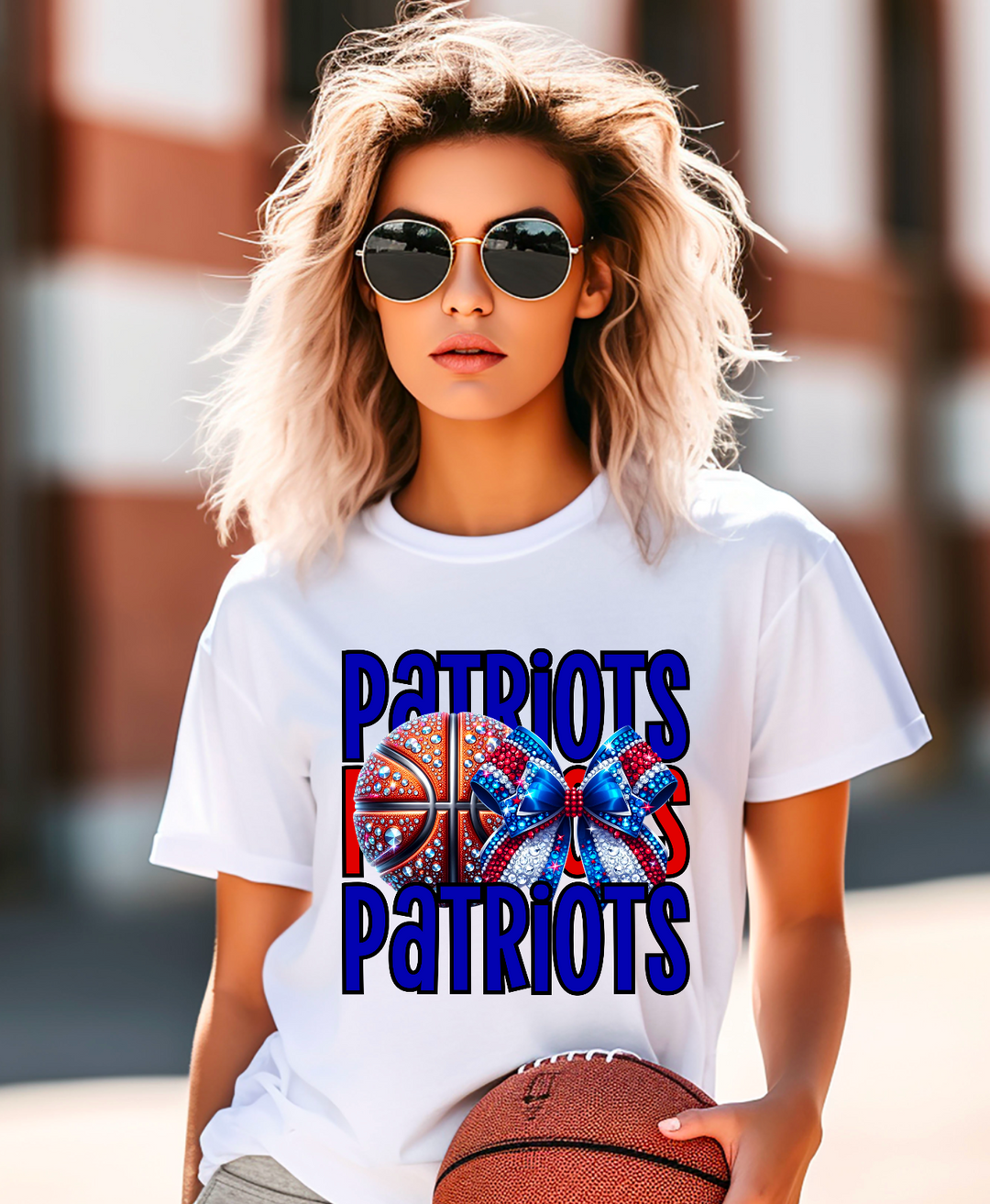 Patriots Basketball DTF Print