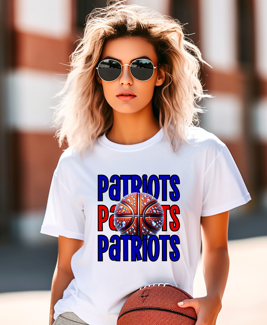 Patriots Basketball DTF Print