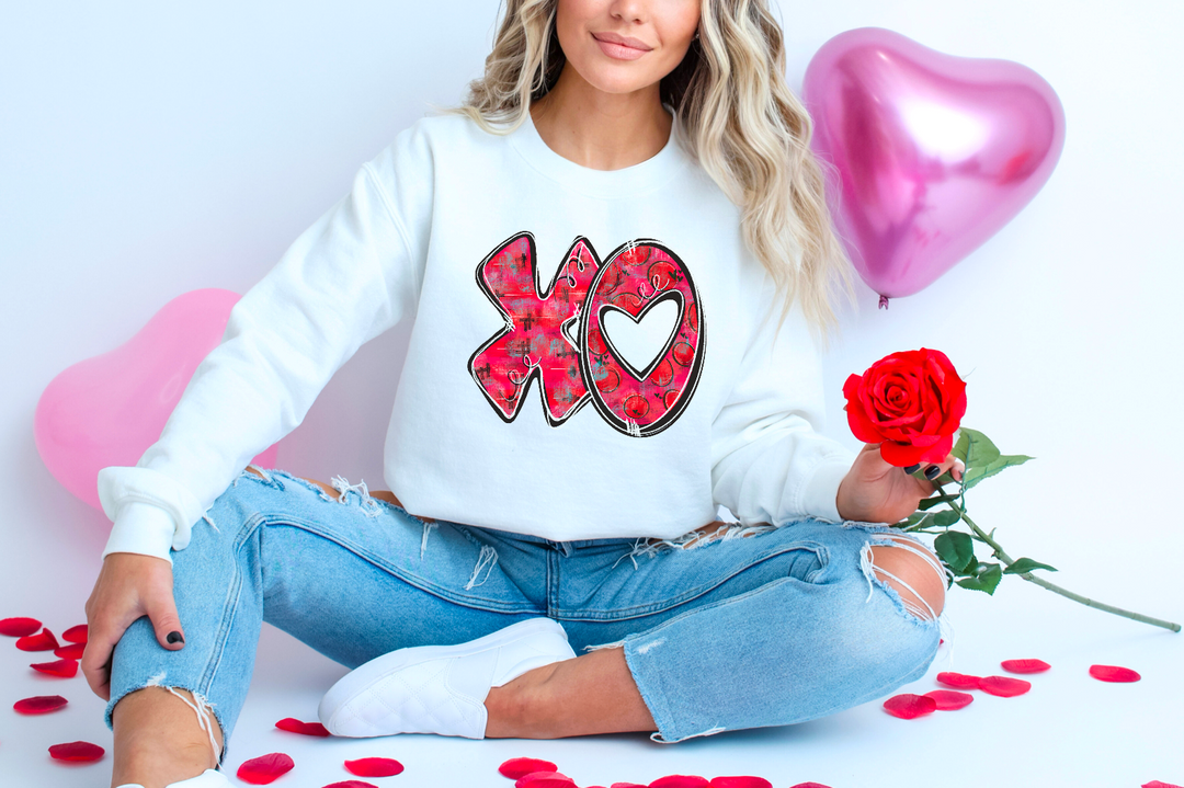 XO Red Valentine DTF Print