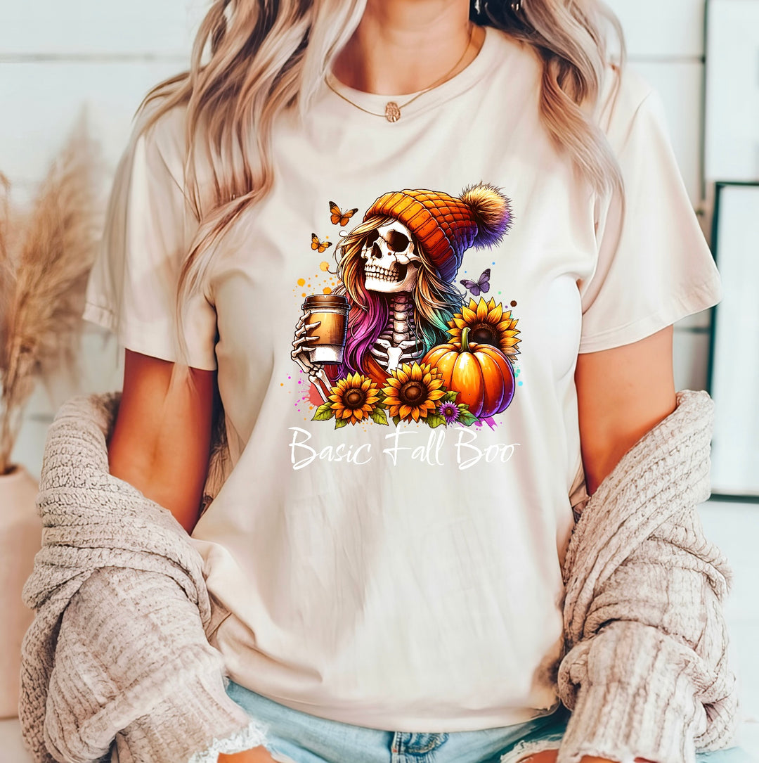 Basic Fall Boo DTF Print