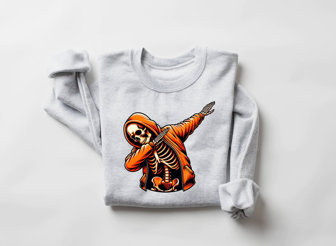 Dabbing Skeleton DTF Print