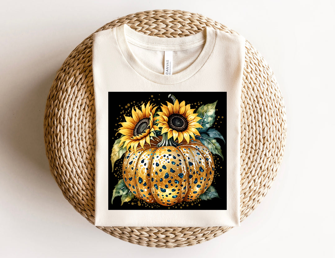 Sunflower And Pumpkin DTF Print