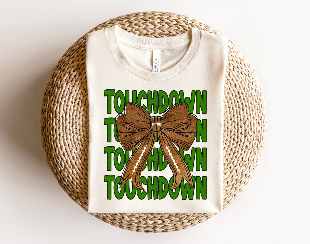 Touchdown With Bows DTF Print