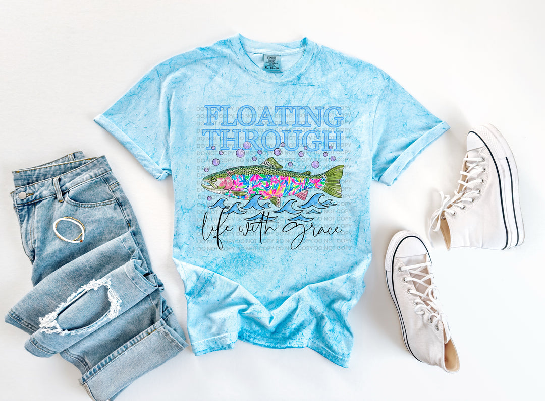 Floating Through Life With Grace DTF Print