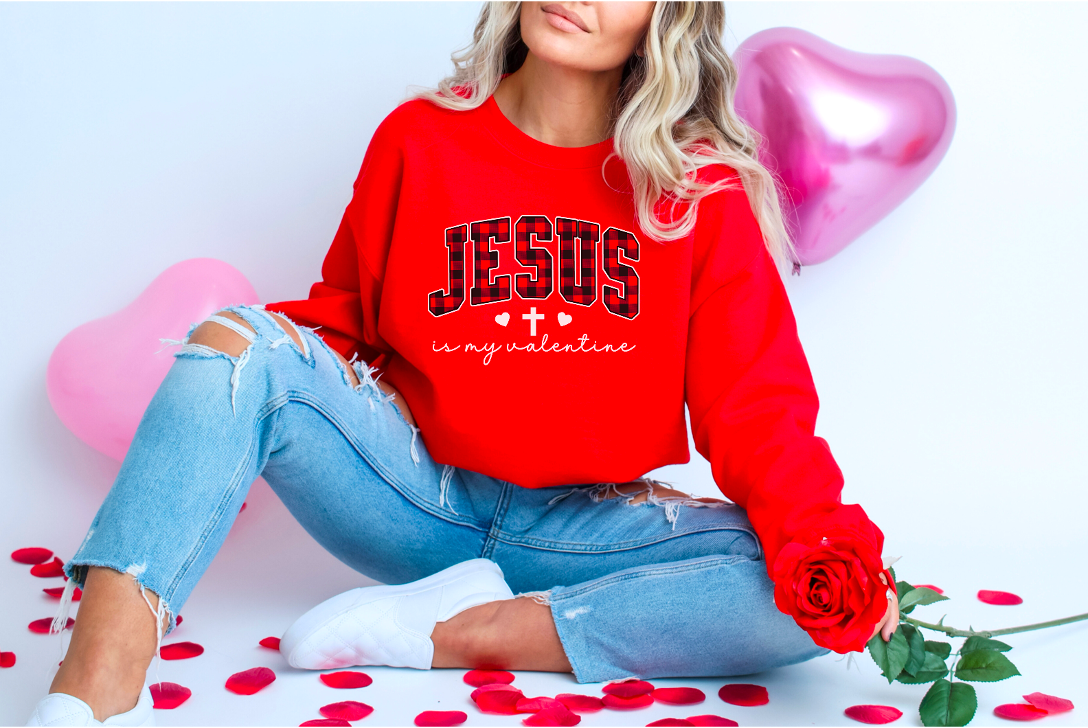 Jesus is My Valentine DTF Print
