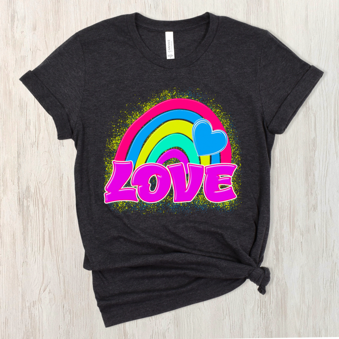 Faith 80s Rainbow DTF Print