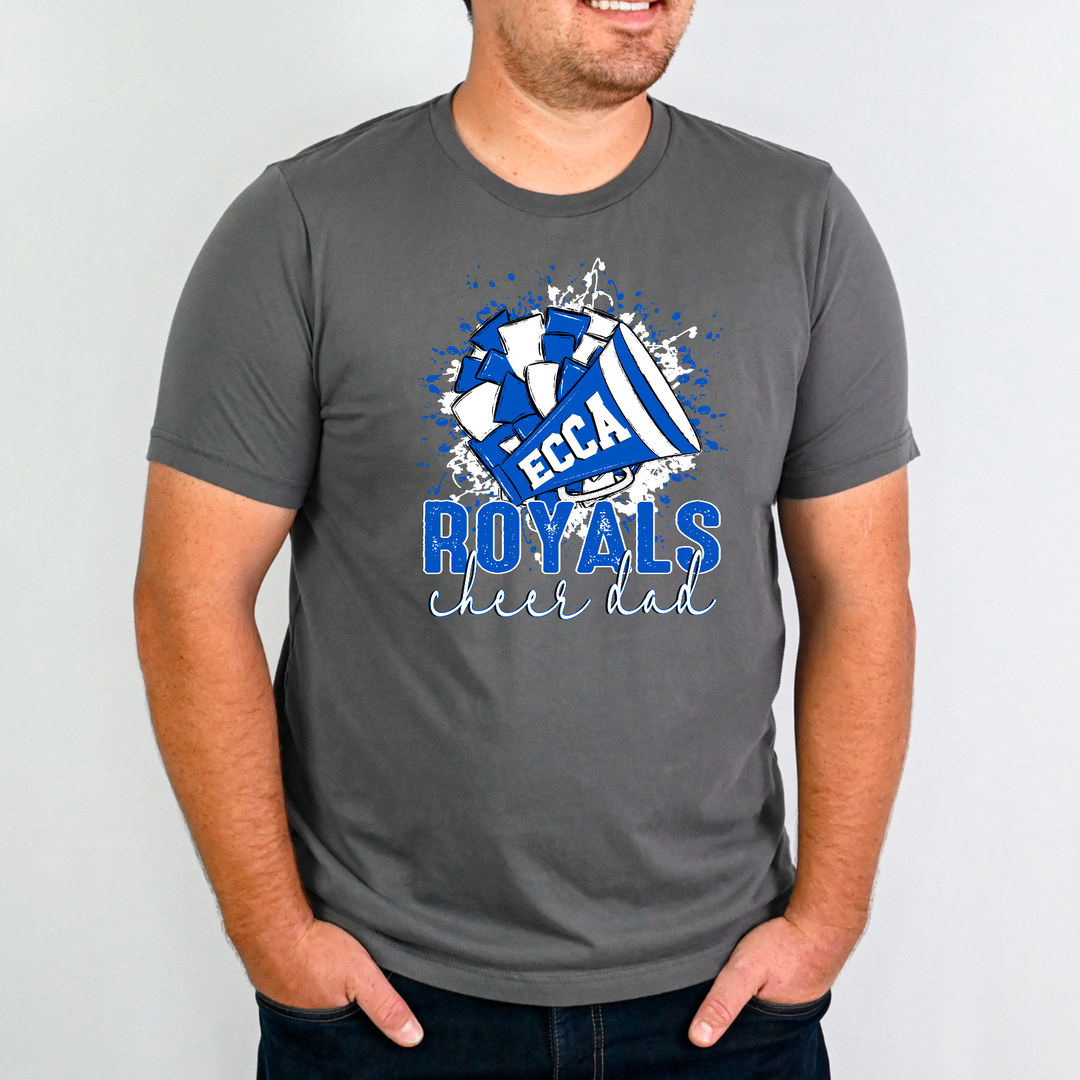 Royals Splatter Cheer Dad DTF Print