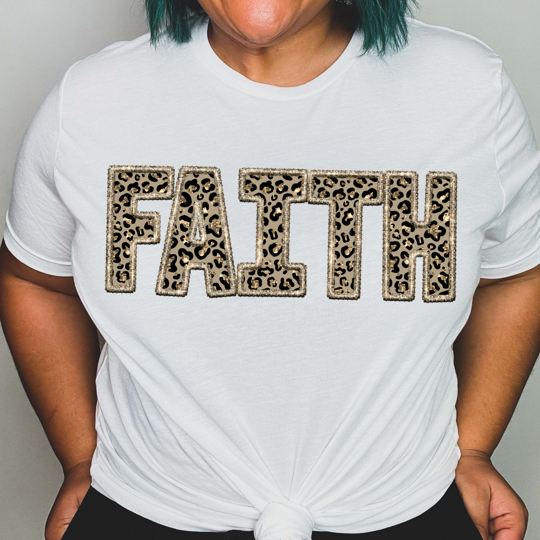 Faith Faux Embroidery DTF Print