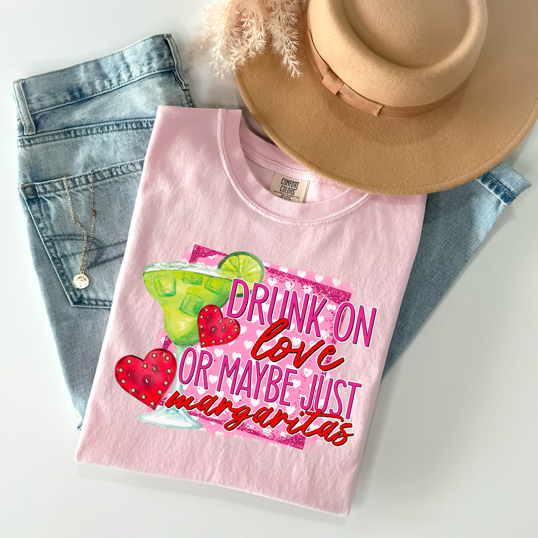 Drunk On Love Or Margaritas DTF Print