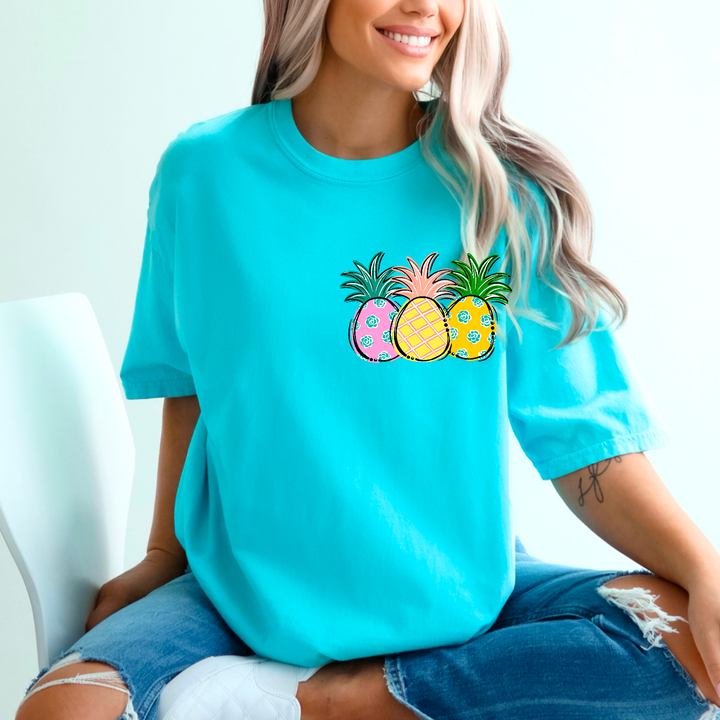 Summer Pineapple DTF Print