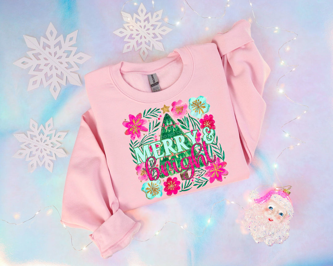 Merry And Bright DTF Print