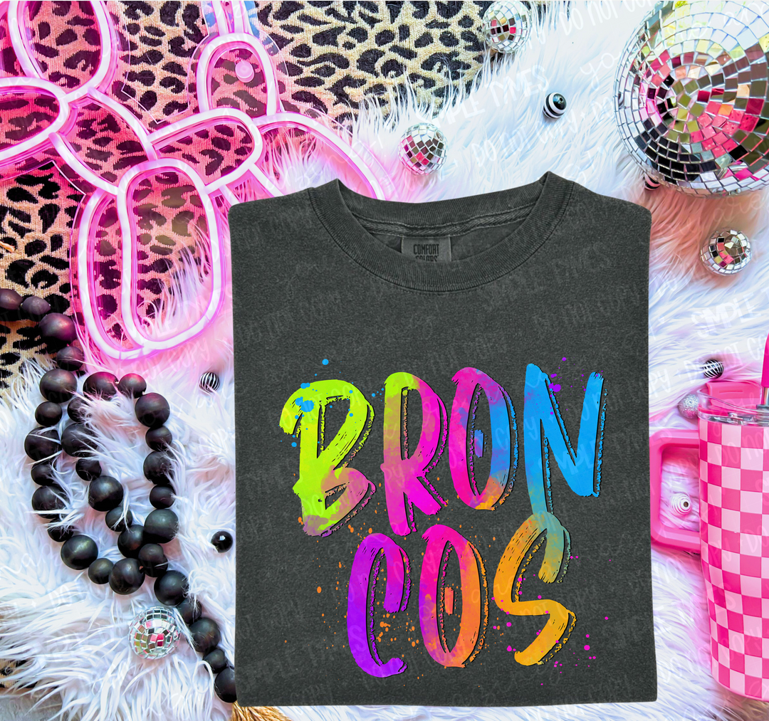 Neon Mascots Youth DTF Print