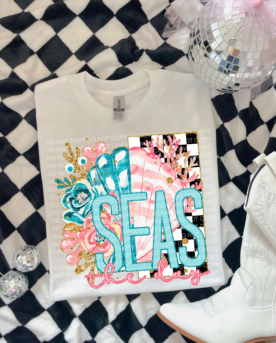 Seas The Day DTF Print