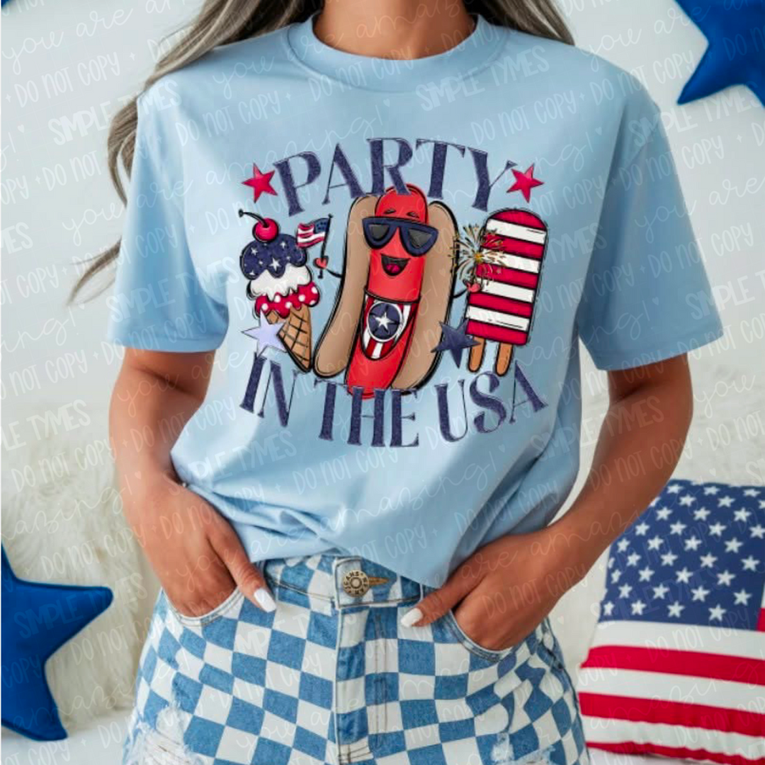Party In the USA DTF Print