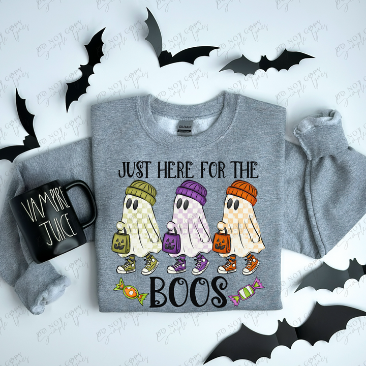 Just Here For The Boos DTF Print
