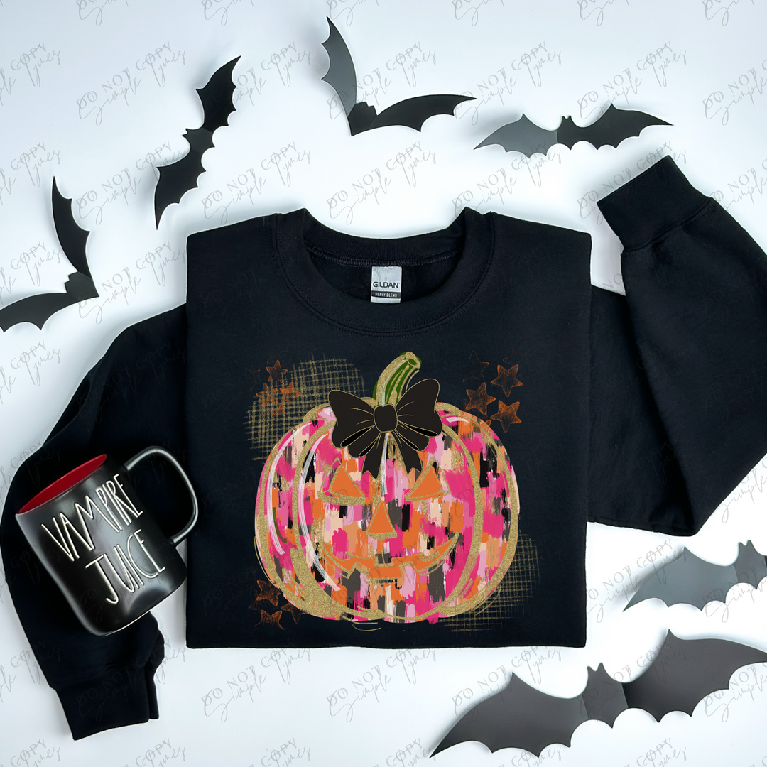 Halloween Jack O Lantern DTF Print
