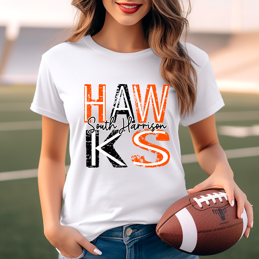 South Harrison Hawks DTF Print