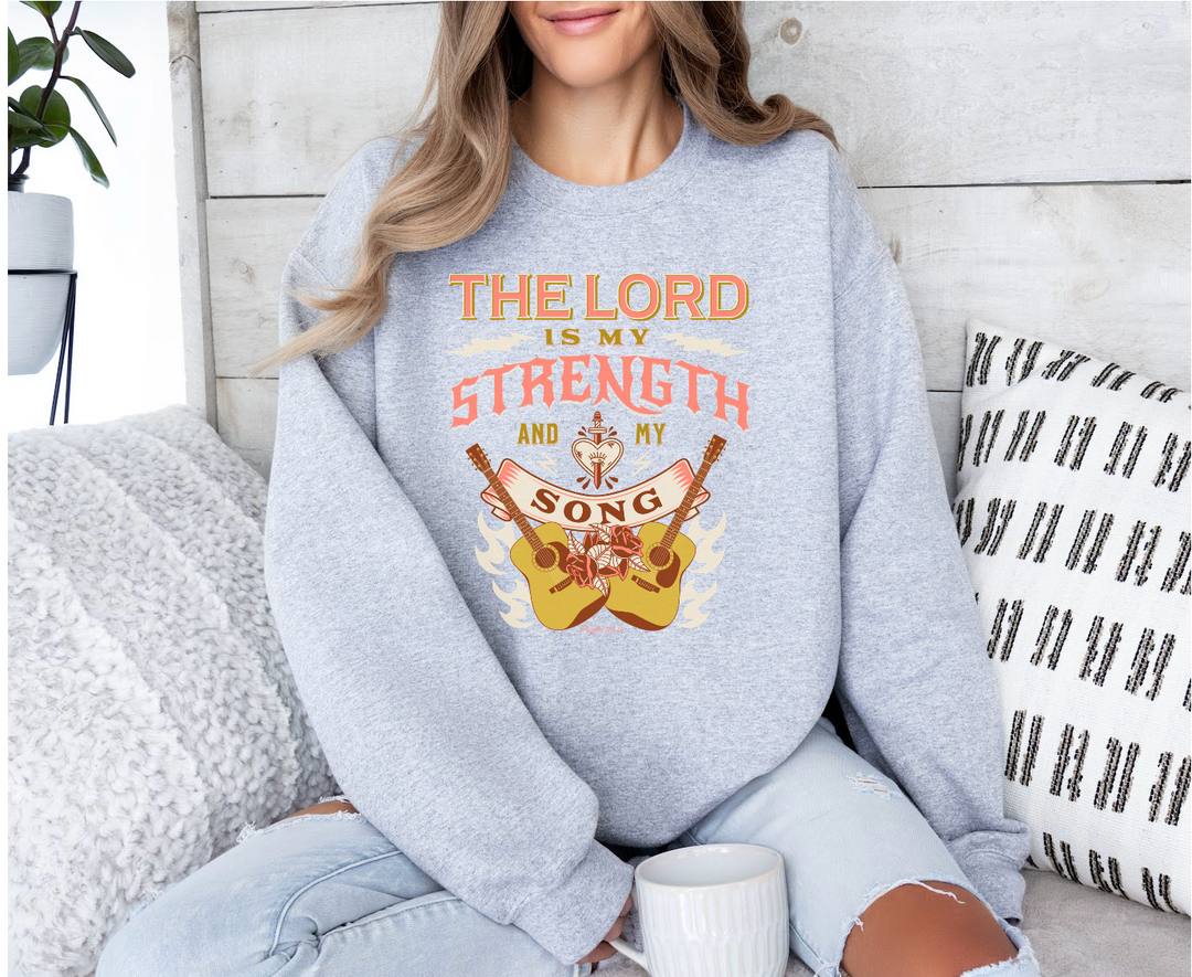 The Lord Is My Strength And My Song DTF Print