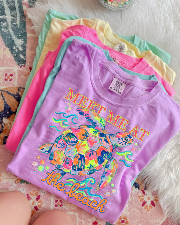 Meet Me At The Beach DTF Print