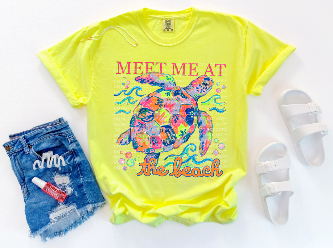 Meet Me At The Beach DTF Print
