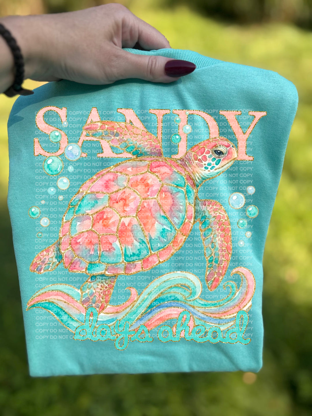 Sandy Days Ahead DTF Print