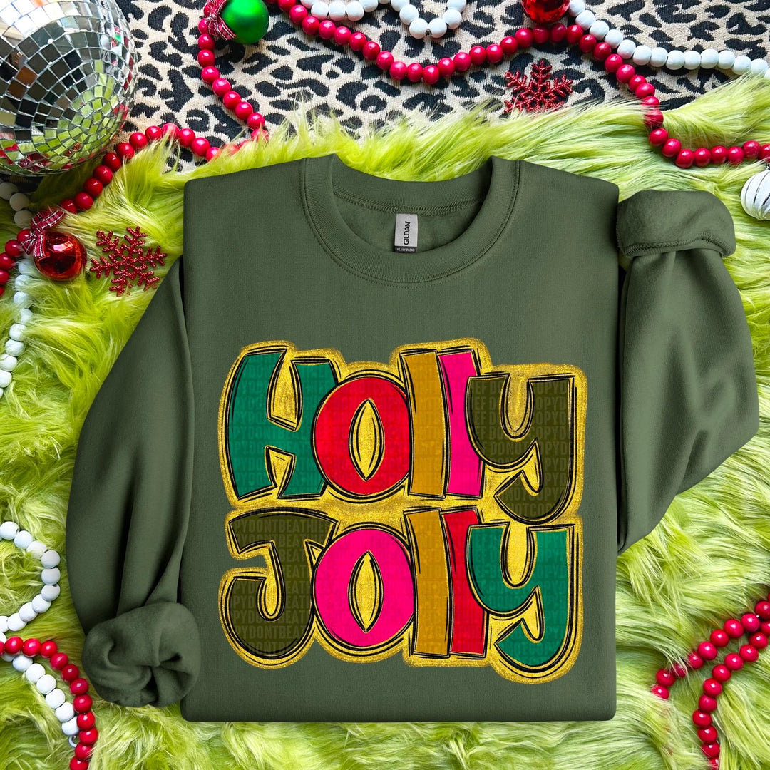 Holly Jolly DTF Print