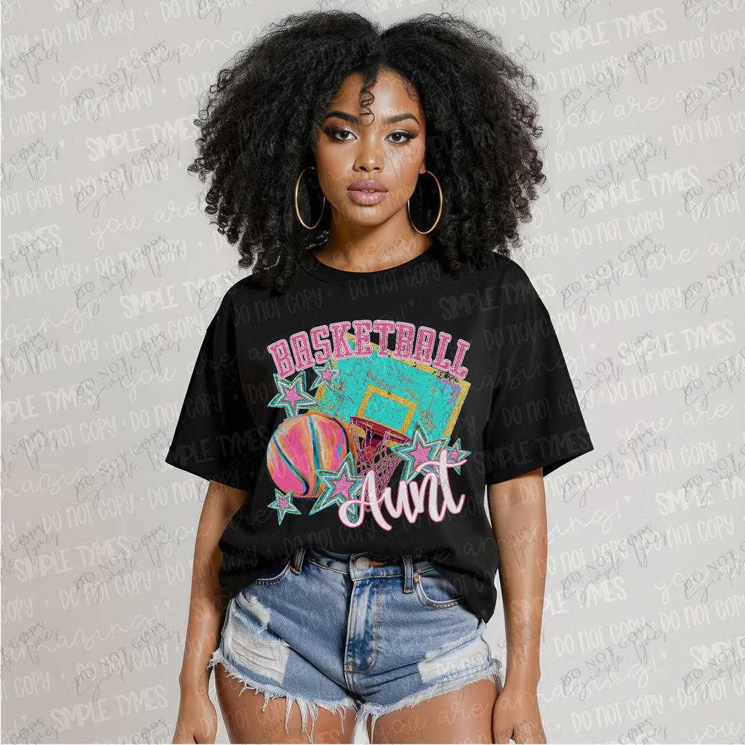 Basketball Aunt DTF Print